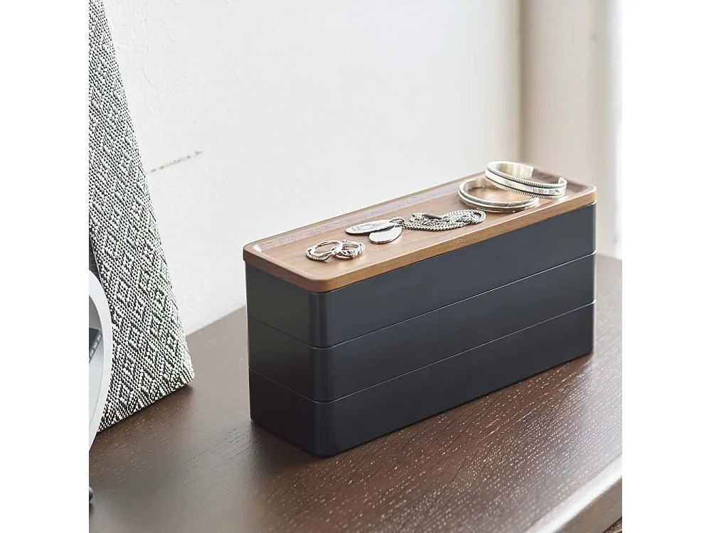 Joyero 3 niveles en plástico Slim