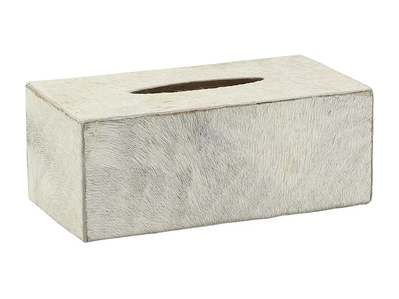 Boite à mouchoirs en peau de chèvre