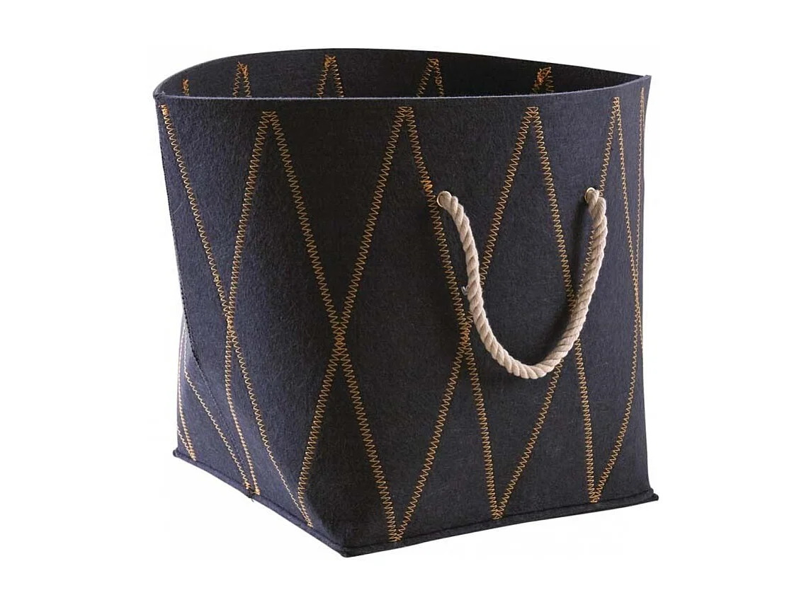 Sac de rangement en feutrine losanges