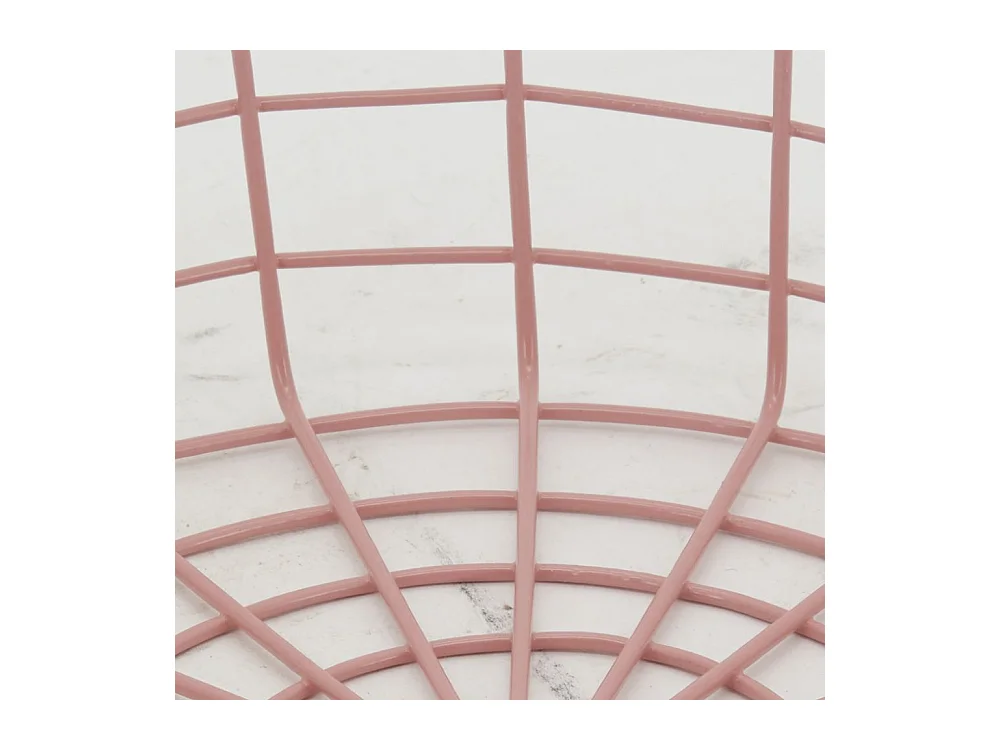 Corbeilles en métal ajouré vieux rose (Lot de 40)