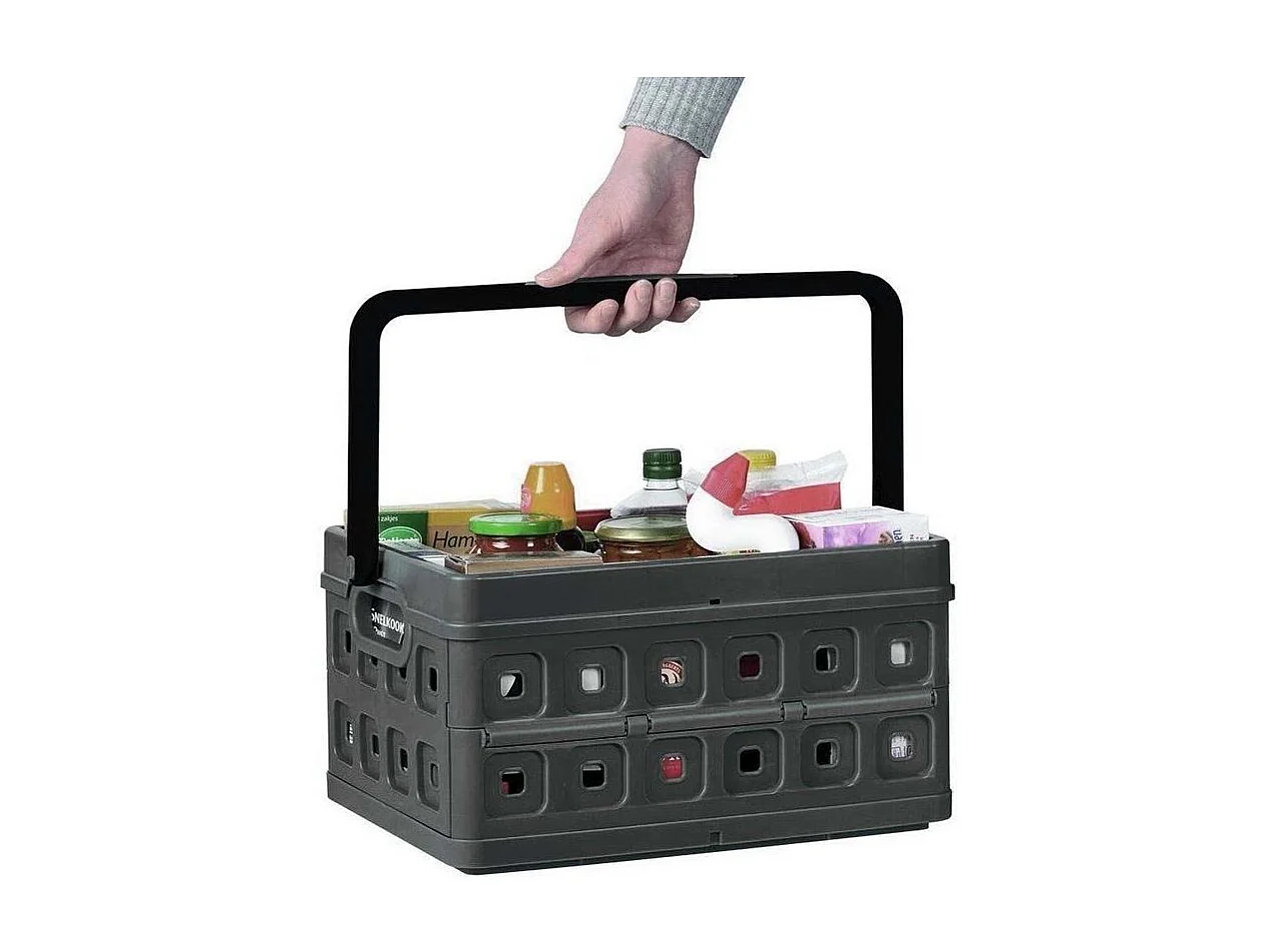 Zusammenklappbare Transportbox oder Aufbewahrungsbox "Square"