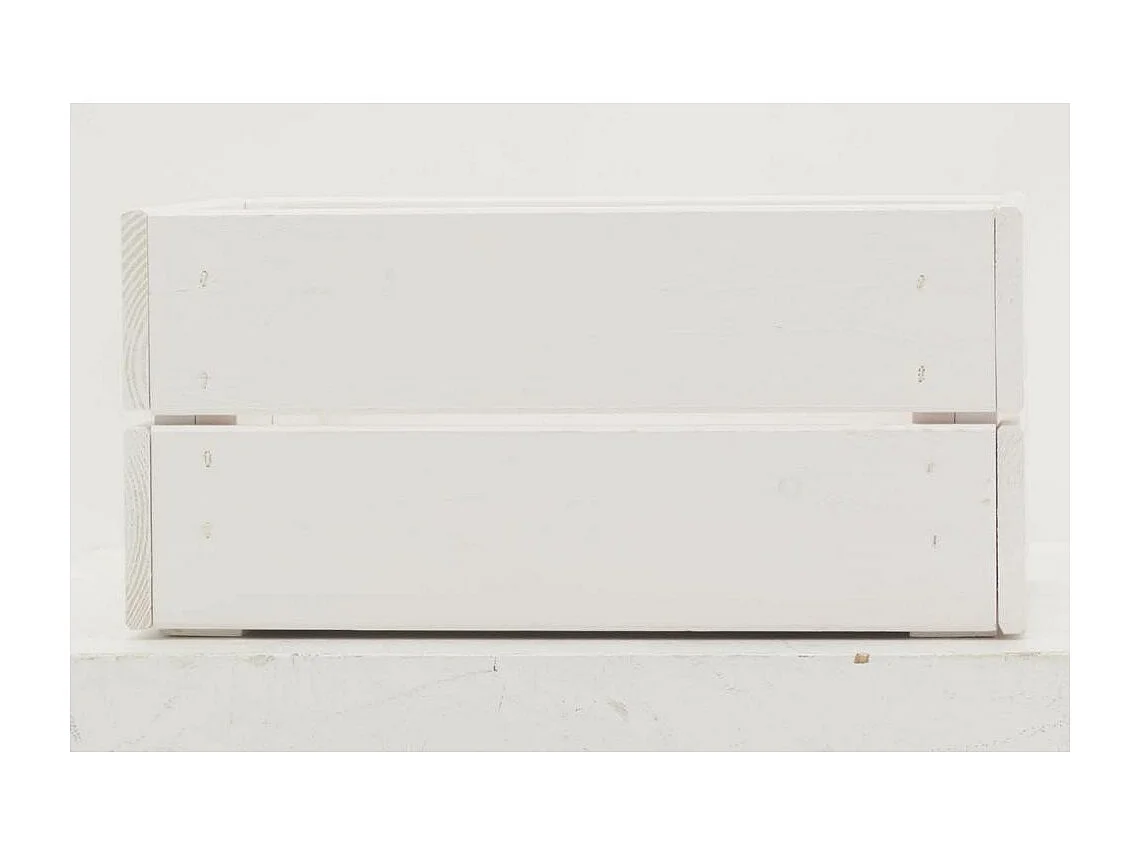 Caisse de rangement en pin petit modèle 31 x 23 x 15 cm Vert menthe