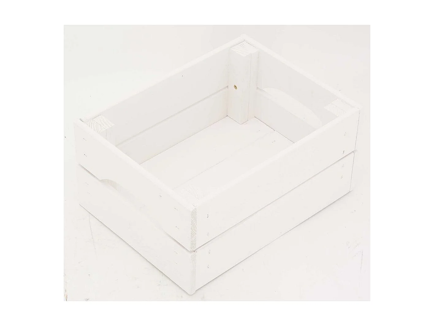 Caisse de rangement en pin petit modèle 31 x 23 x 15 cm Vert menthe