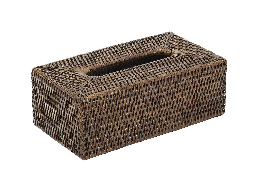Boite à mouchoirs en rotin
