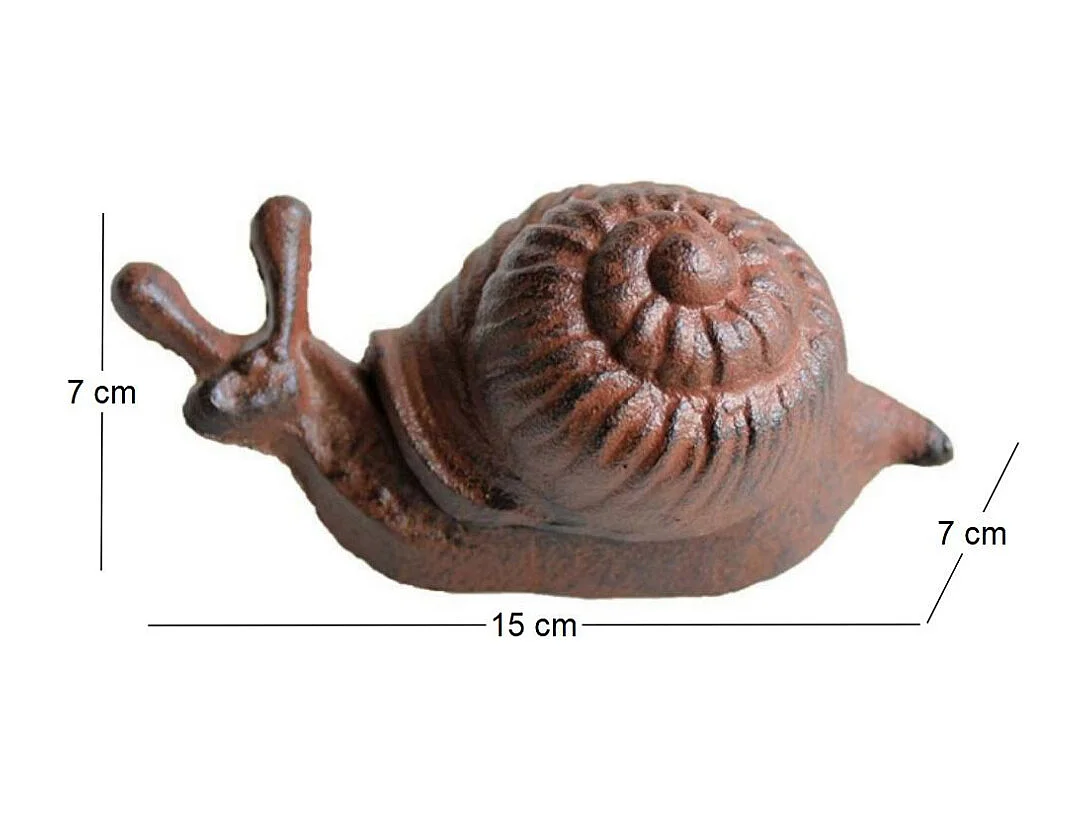 Cache clés escargot en fonte