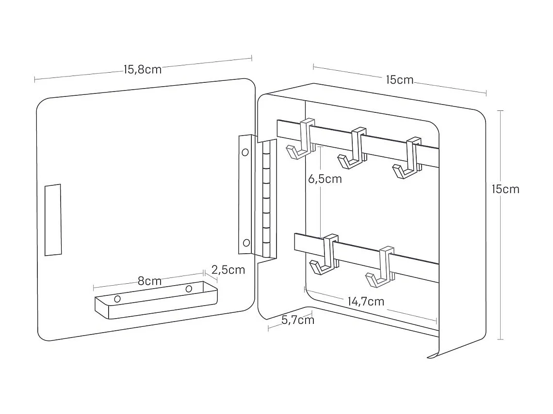 Magnetschlüsselhalter "Rin key box"
