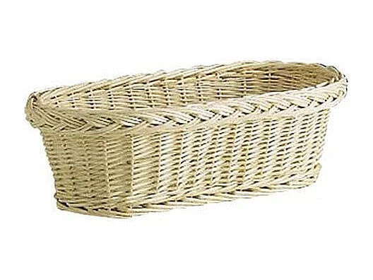 Banneton en osier blanc
