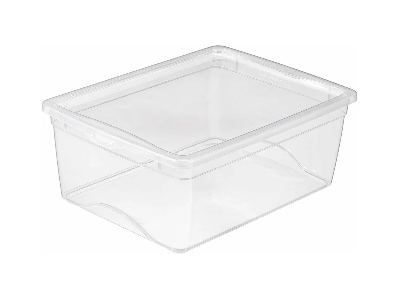 Boite de rangement avec couvercle Omega transparent 18 litres