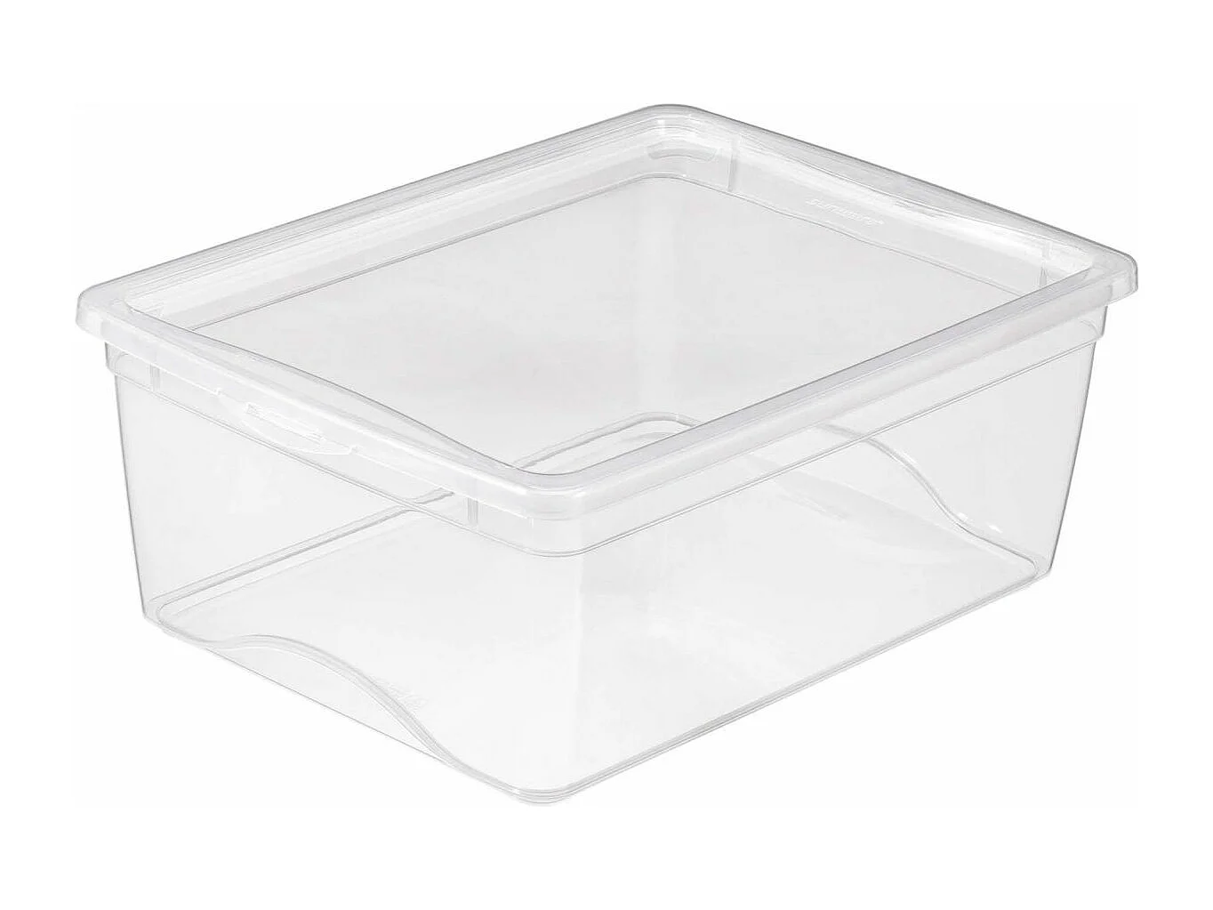 Boite de rangement avec couvercle Omega transparent 18 litres