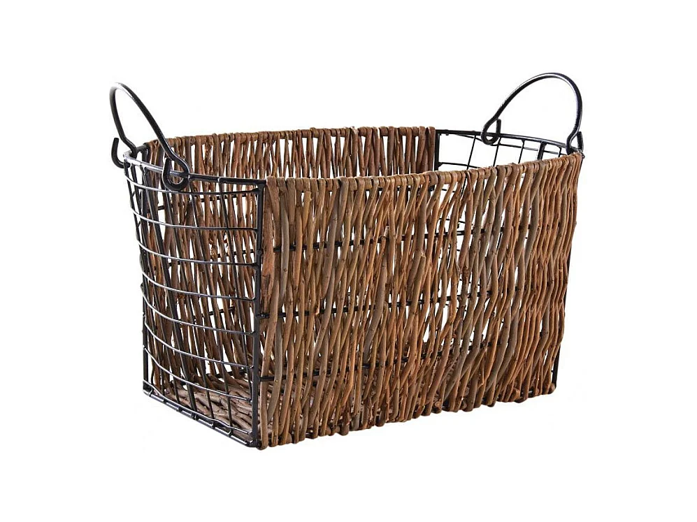 Corbeille en osier brut Togo