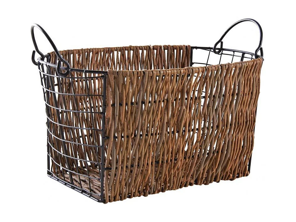 Corbeille en osier brut Togo