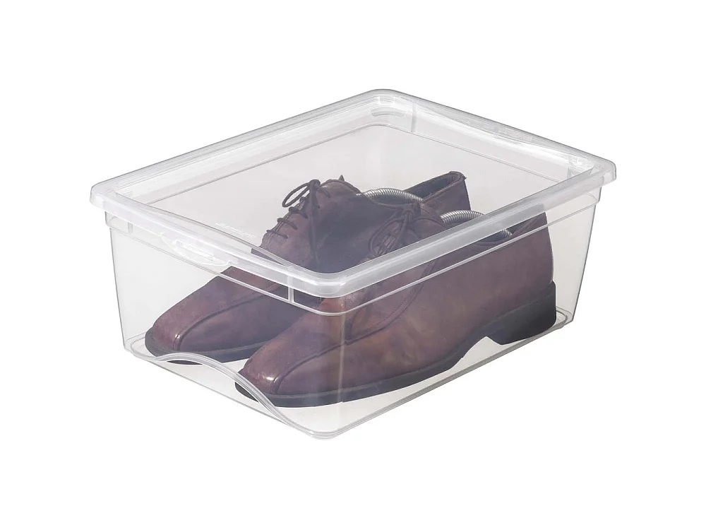 Boite de rangement avec couvercle Omega transparent 11 litres