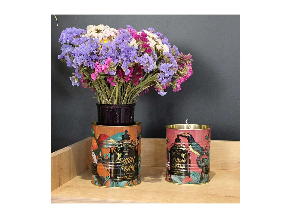 Set boites en métal Oiseaux (Lot de 2)