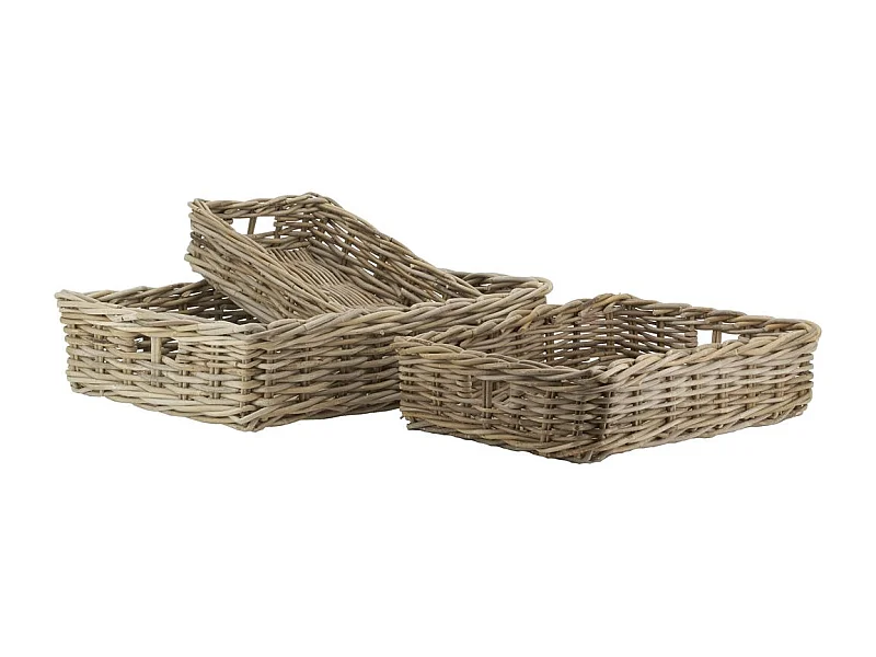 Mannes en poelet gris (Lot de 3)