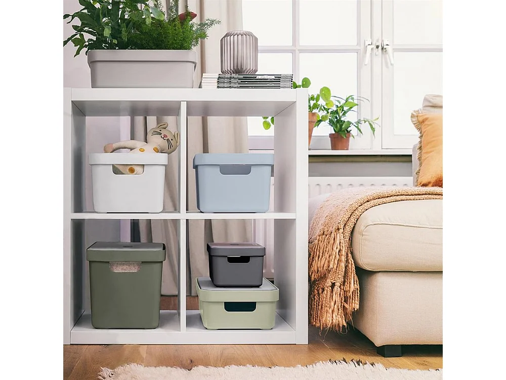 Boite de rangement Sigma home Box 32 L Terracotta