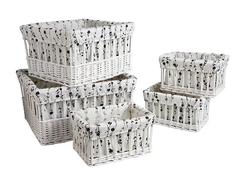 Corbeilles de rangement en osier