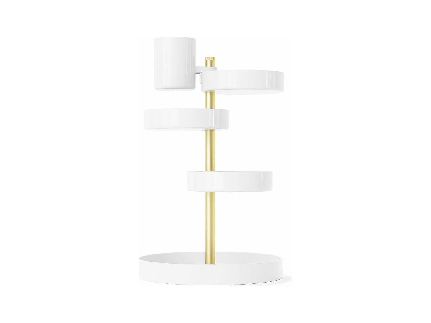 Organizzatore per bagno a 5 vassoi Pirouette