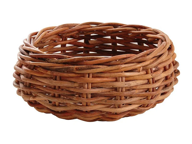 Corbeille de rangement ronde en poelet