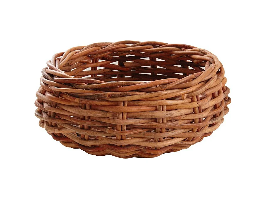 Corbeille de rangement ronde en poelet