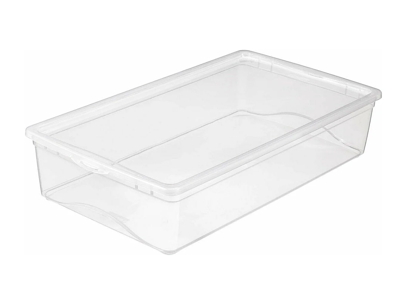 Boite de rangement avec couvercle Omega transparent 19 litres