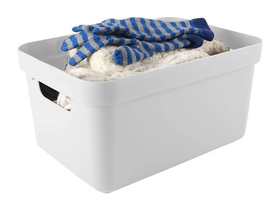 Aufbewahrungsbox 13-Liter "Sigma Home Box" (weiß)