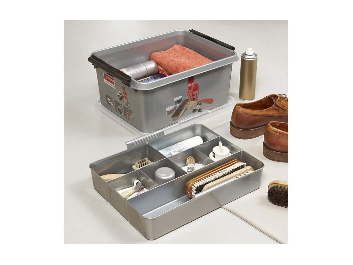 Boite à cirage Q-line avec insert compartimenté
