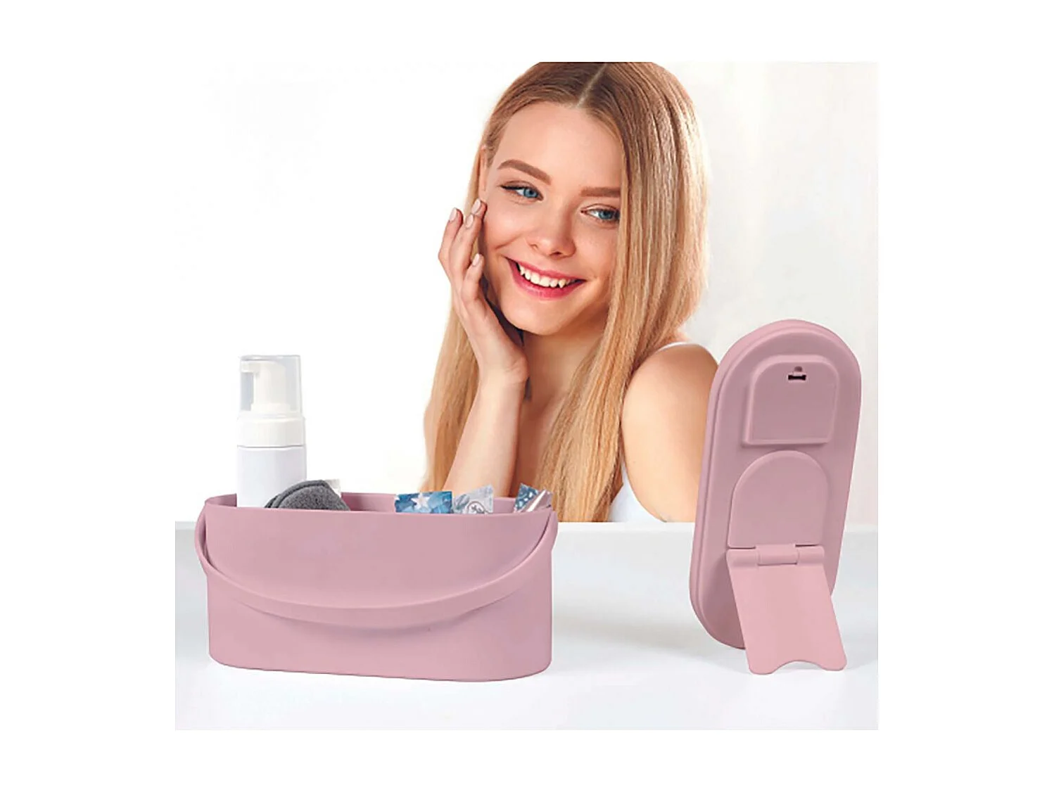 Vanity avec miroir led intégré