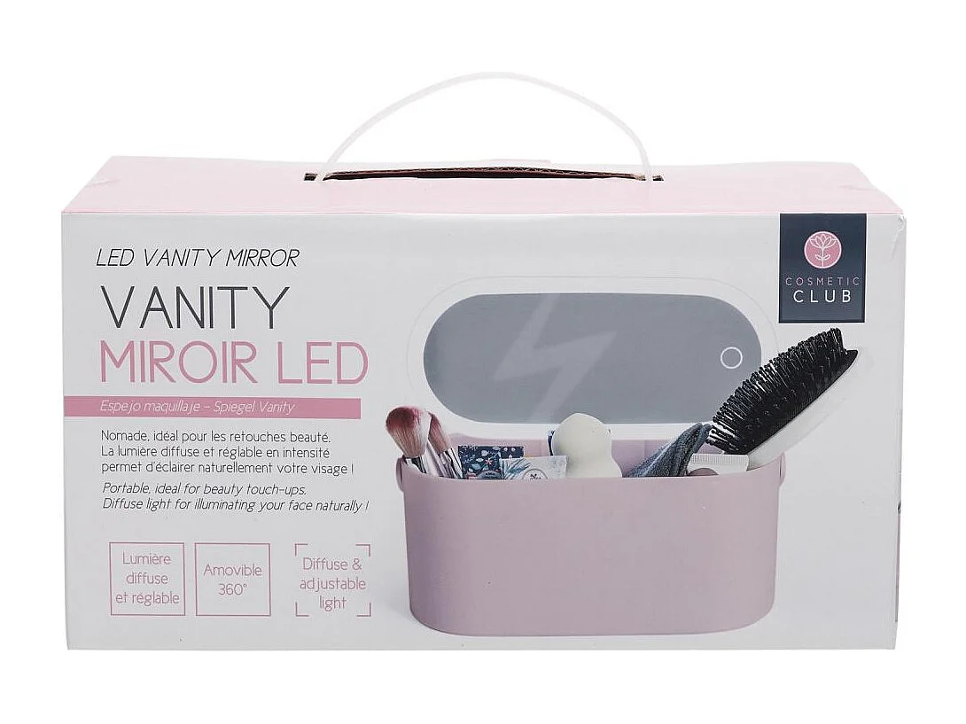 Vanity avec miroir led intégré