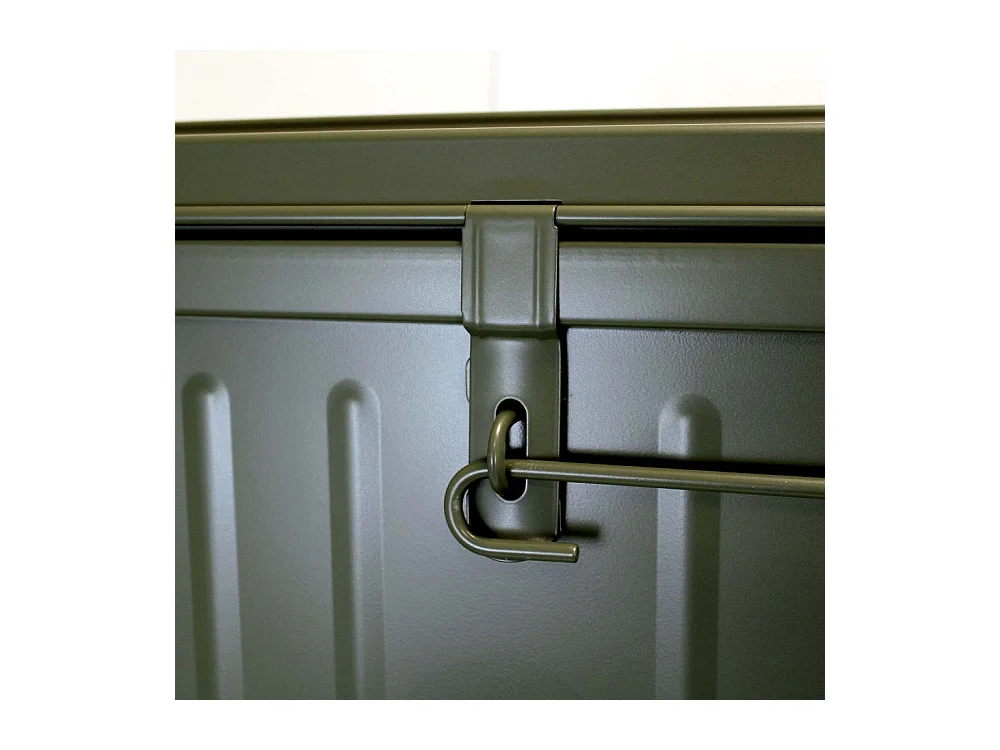 Cantine de rangement en acier Premium 80 cm kaki 95 l