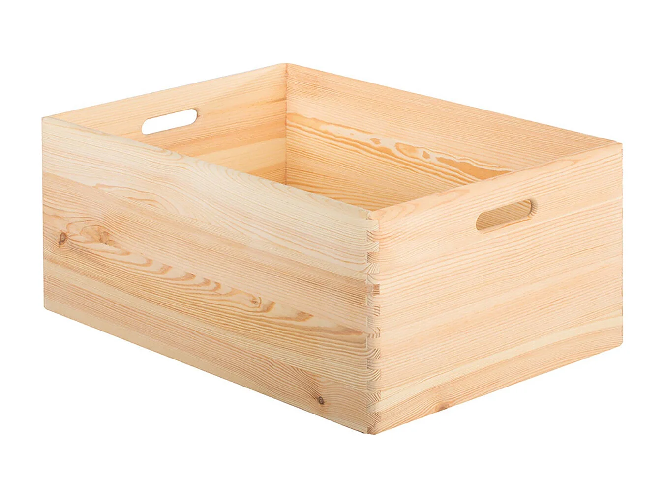 Caisse en bois de rangement 60 x 40 x 23 cm