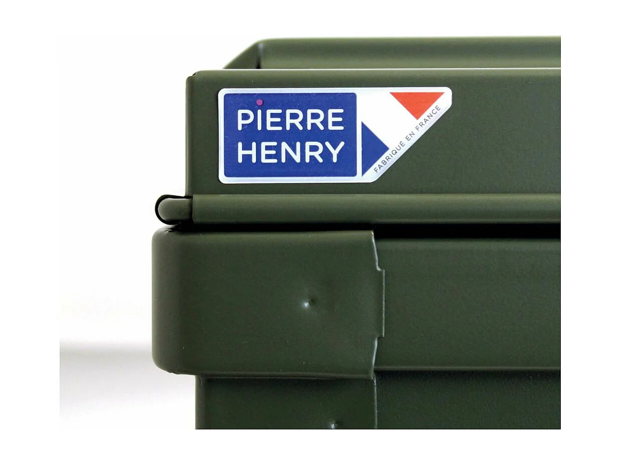 Cantine de rangement en acier Premium 100 cm kaki 175 l