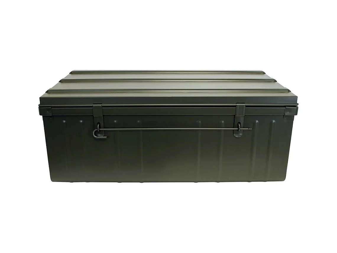 Cantine de rangement en acier Premium 90 cm kaki 130 l