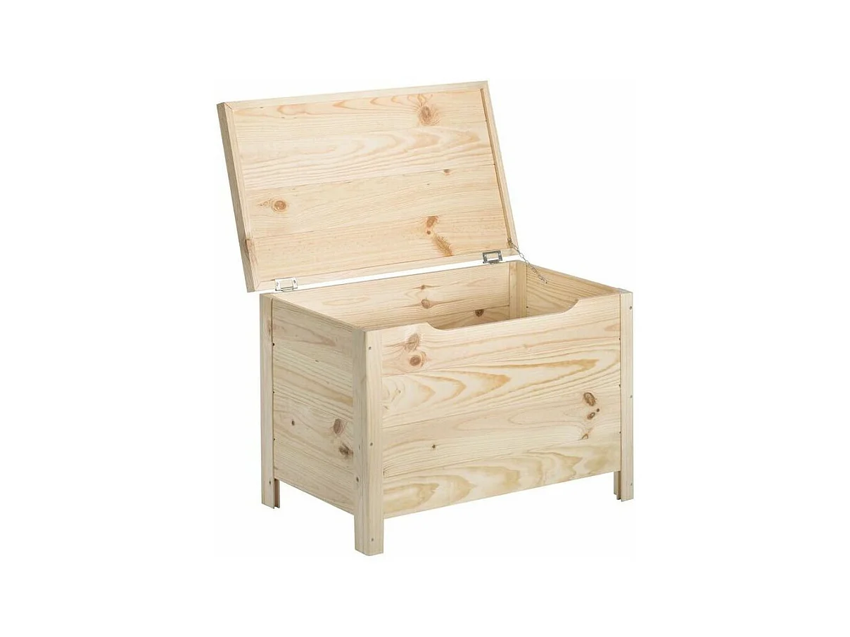 Coffre de rangement en pin 85L