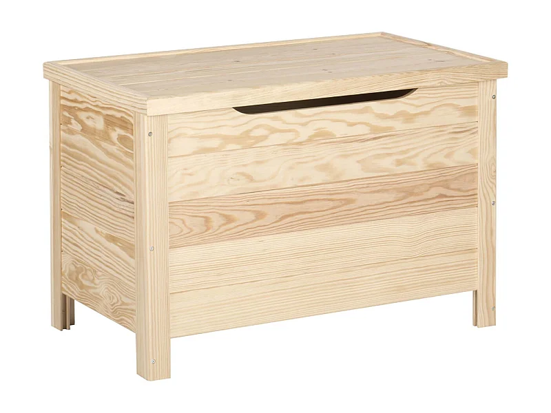 Coffre de rangement en pin 85L