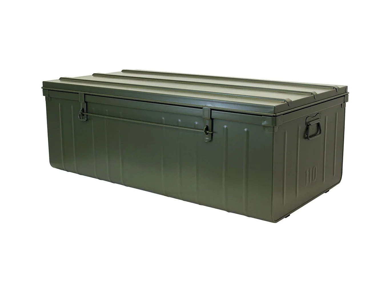 Cantine de rangement en acier Premium 110 cm kaki 225 l