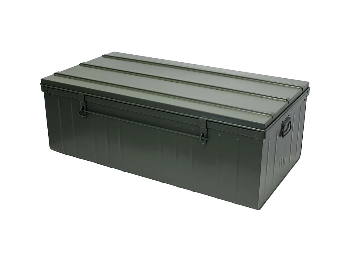 Cantine de rangement en acier Premium 110 cm kaki 225 l