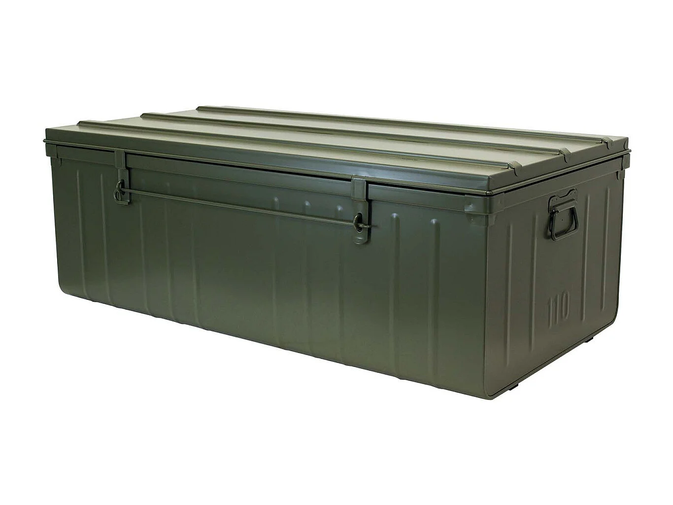 Cantine de rangement en acier Premium 110 cm kaki 225 l