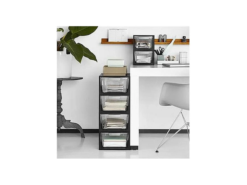 Boite tiroir transparent 6 litres Omega