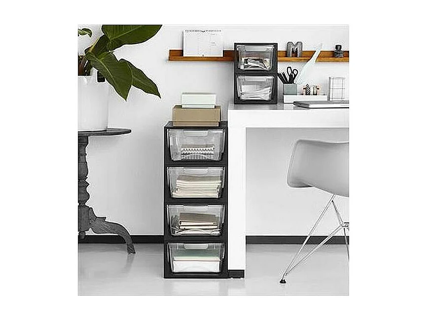 Boite tiroir transparent 6 litres Omega