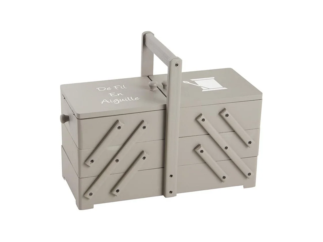 Boîte à couture en bois De fil en aiguille
