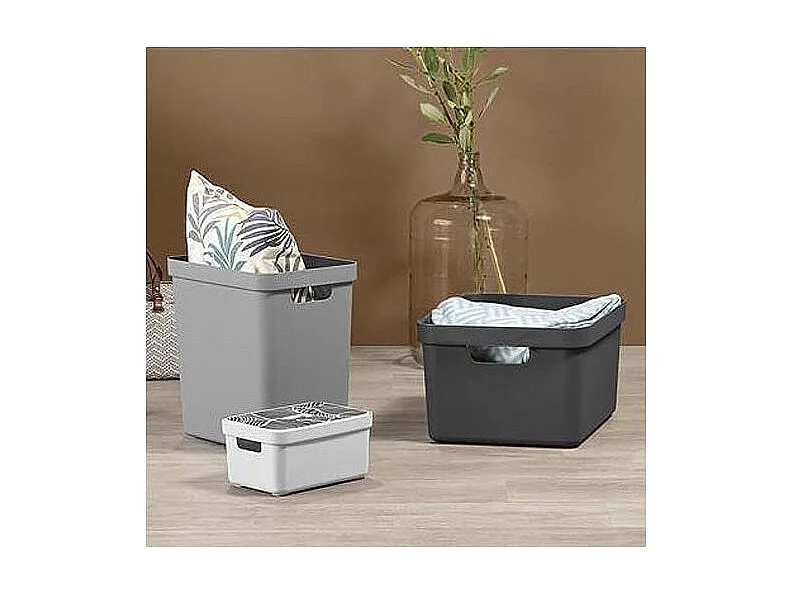 Boite de rangement Sigma home Box 32 L Noir