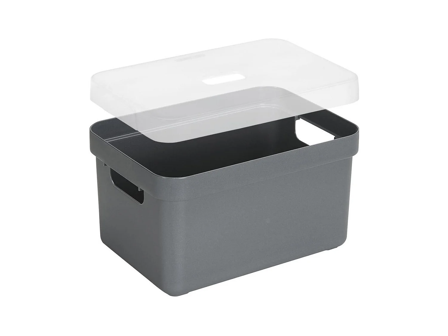 Boite de rangement avec couvercle transparent  Sigma Home Box 13 L