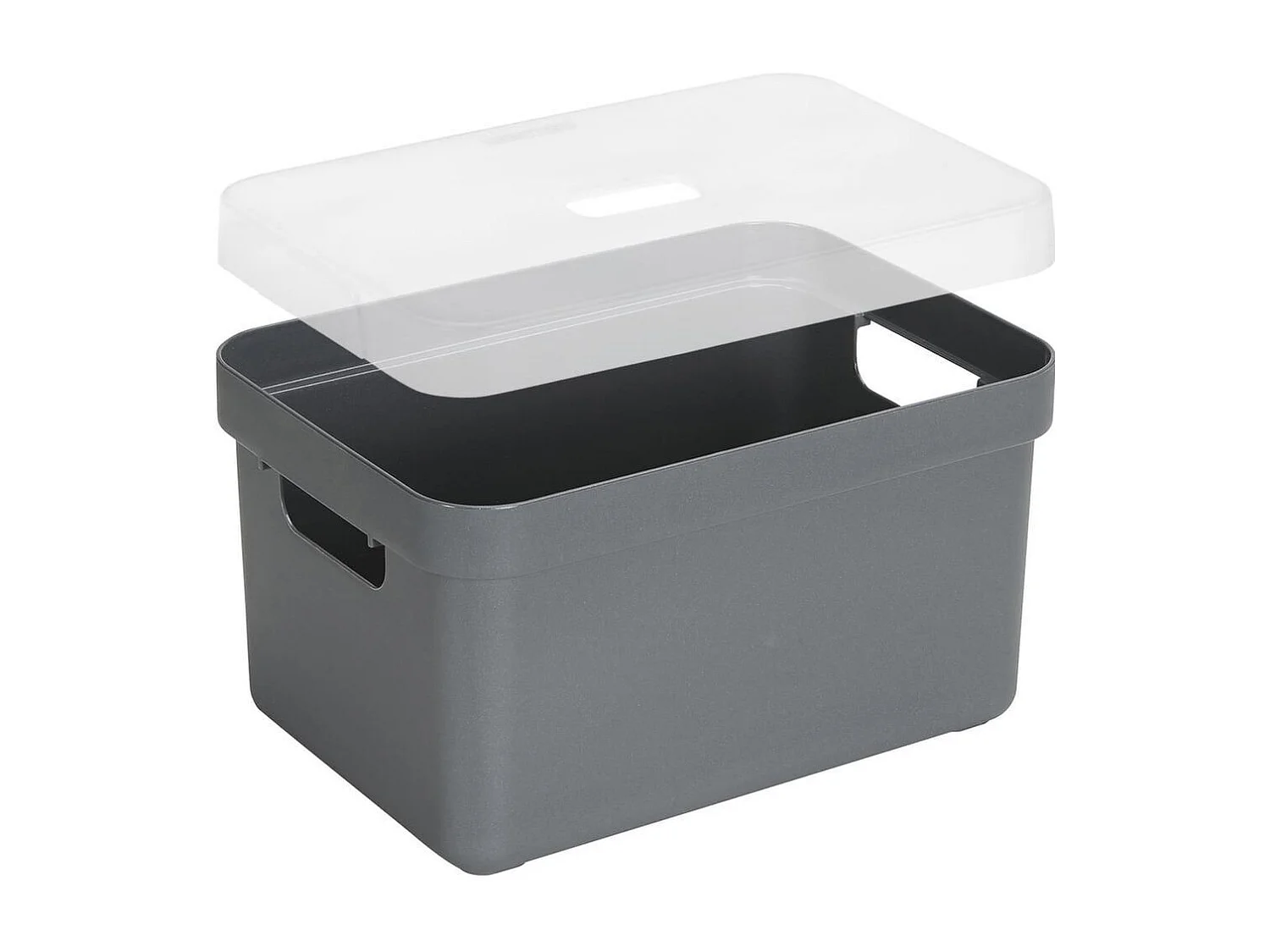Boite de rangement avec couvercle transparent  Sigma Home Box 13 L