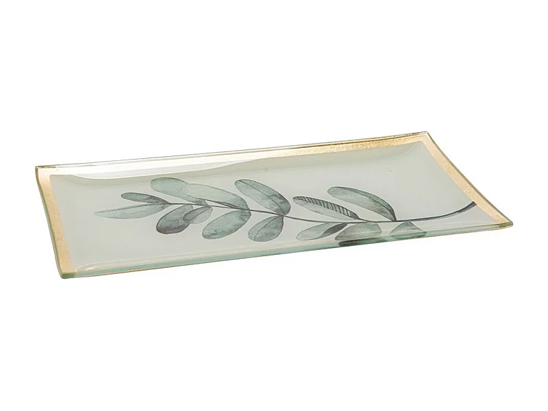 Taschenleerer aus Glas Blatt