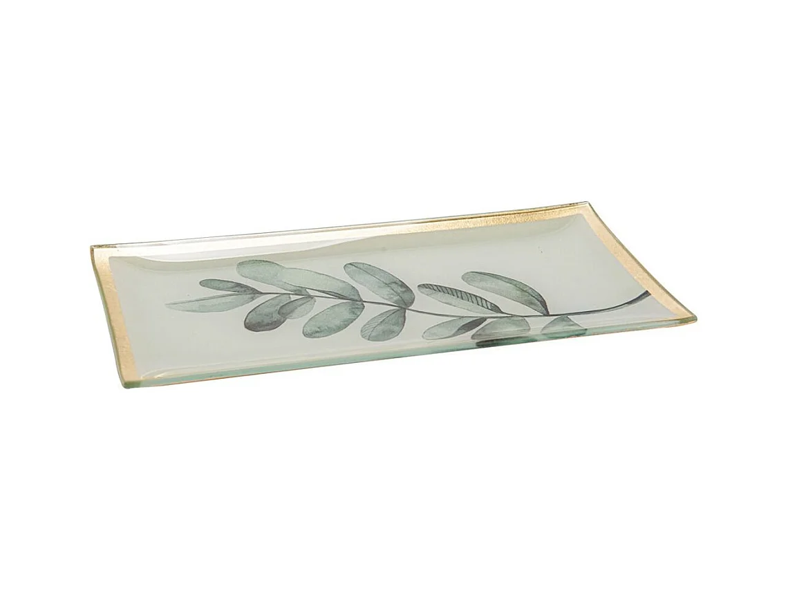 Taschenleerer aus Glas Blatt