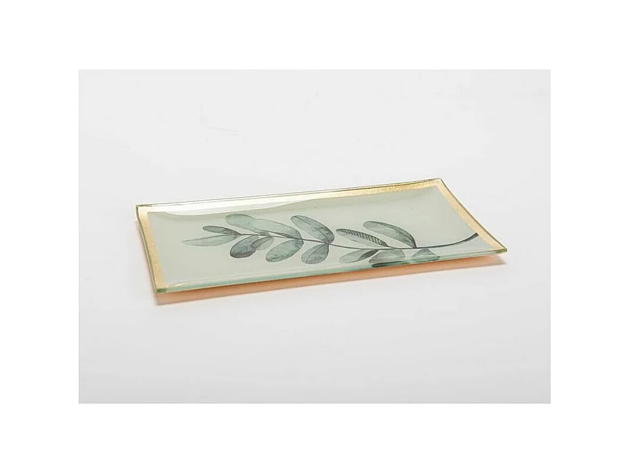 Taschenleerer aus Glas Blatt