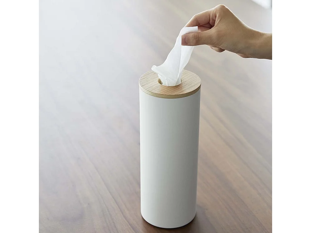 Boîte à mouchoirs ronde en métal Tissue