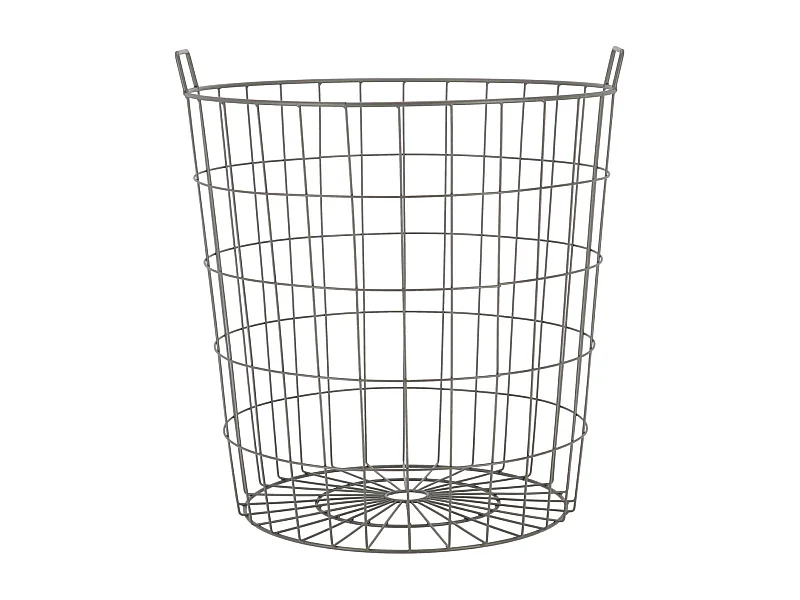 Corbeille ronde en métal grillagé 51 cm