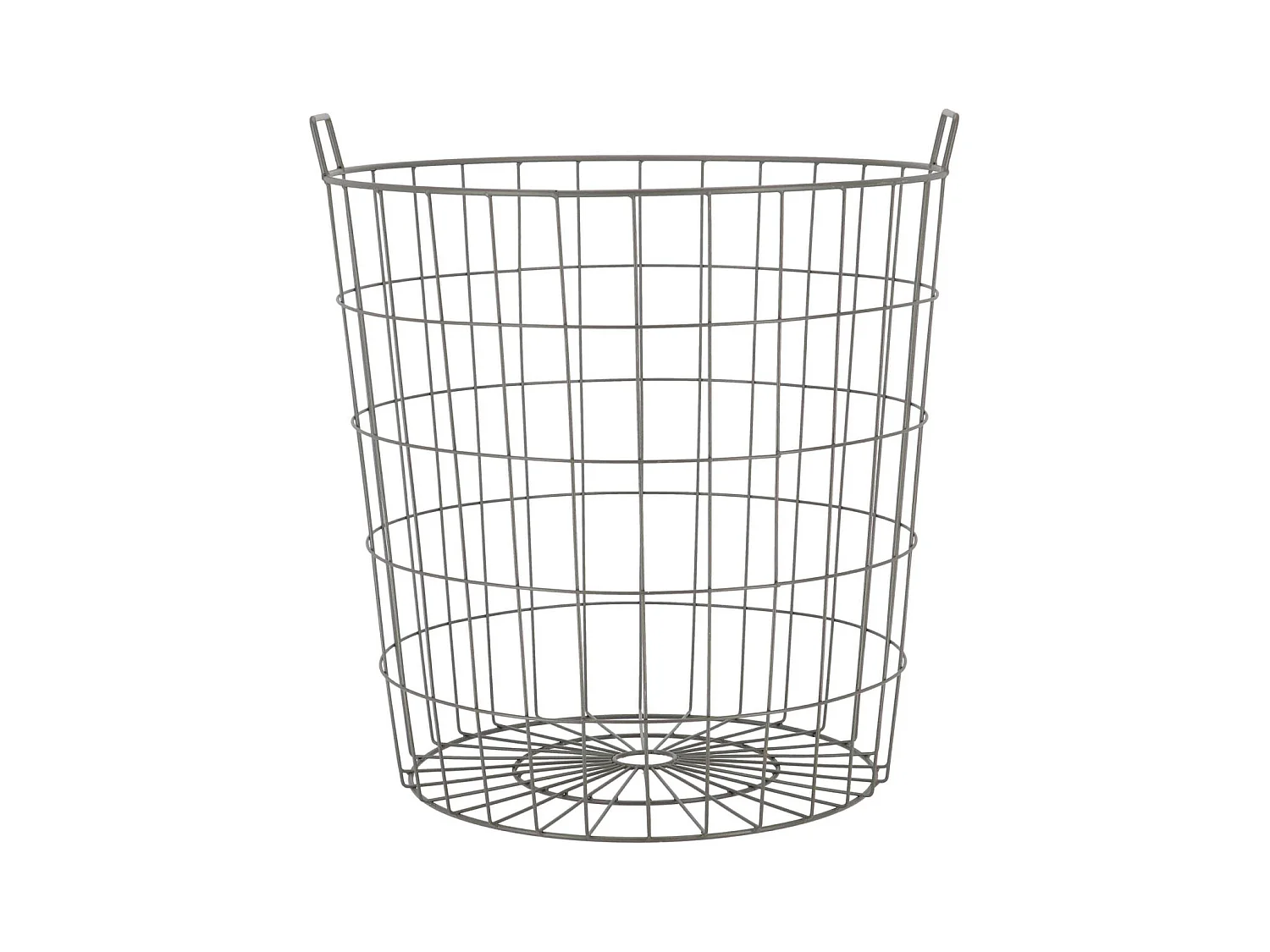 Corbeille ronde en métal grillagé 51 cm