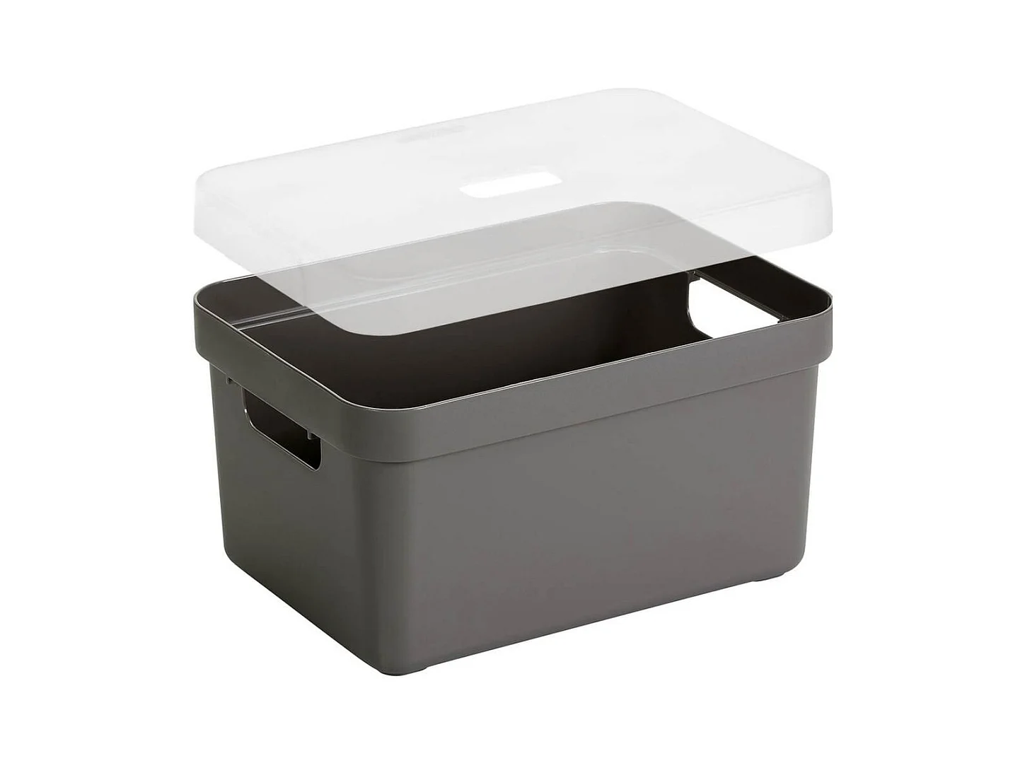 Boite de rangement avec couvercle transparent  Sigma Home Box 13 L